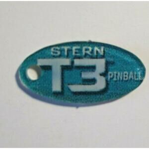Terminator 3 Pinball Machine Keychain Original Plastic Game Promo T3
